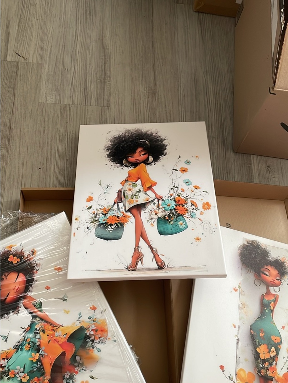 Black Woman Wall Art
